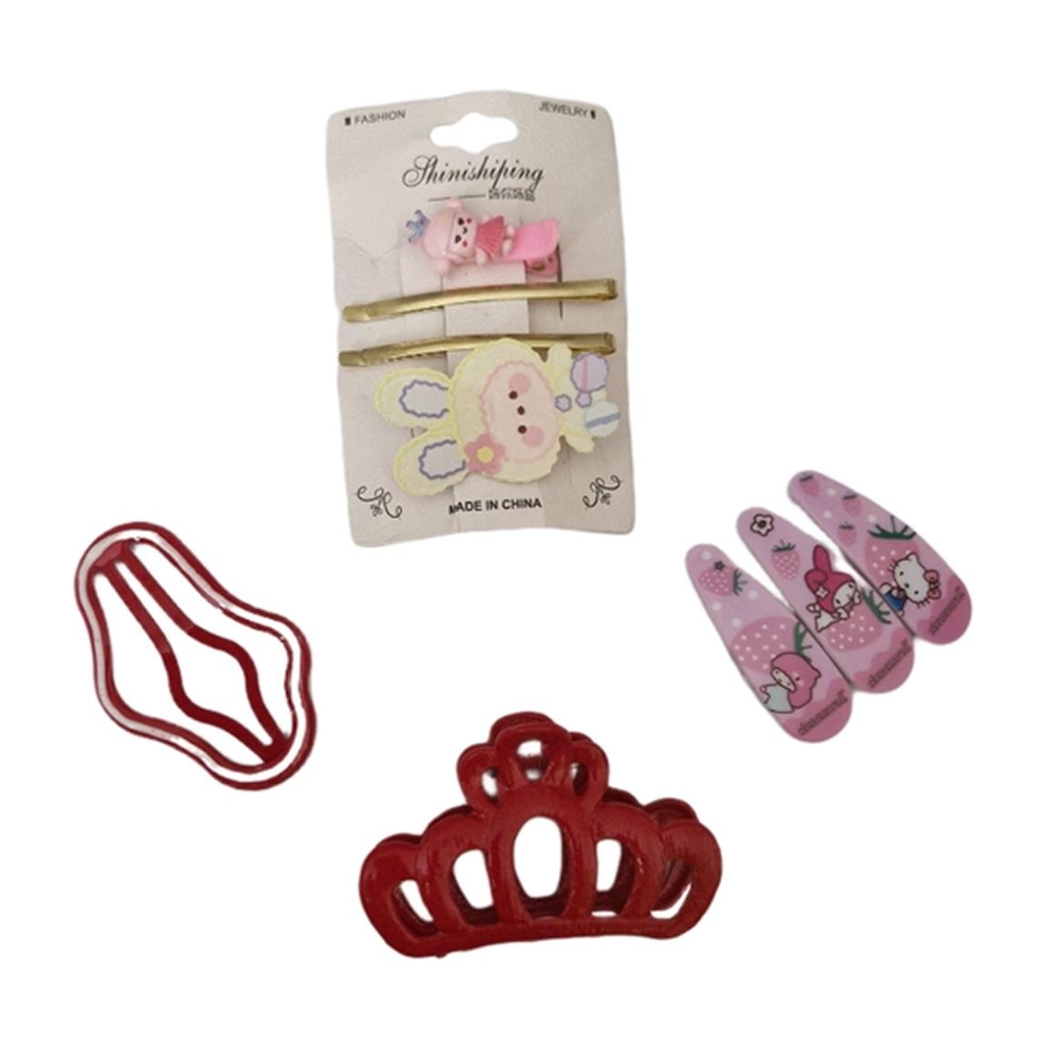 گیره مو دخترانه کد 65 بسته 9 عددی