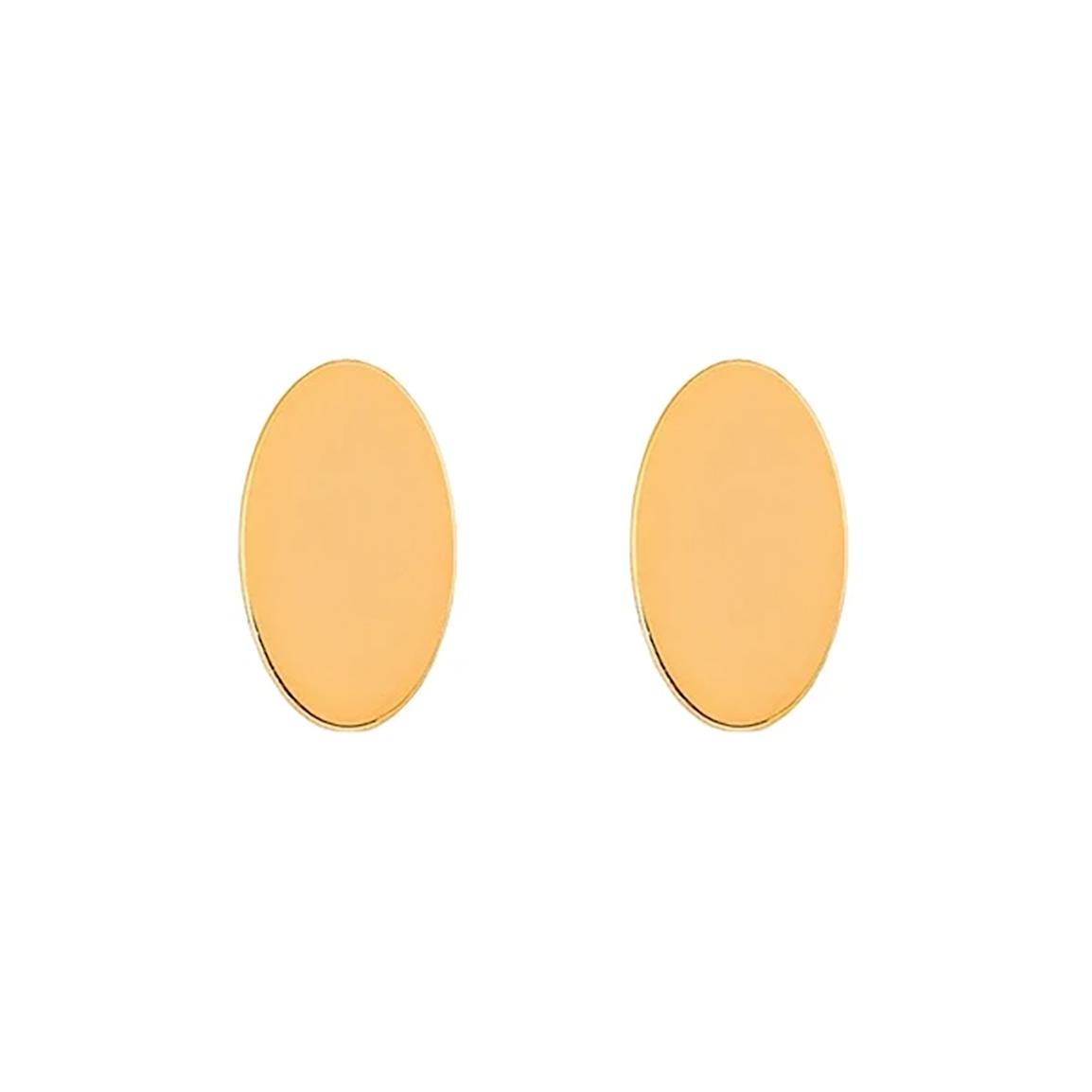 گوشواره طلا میخی بیضی