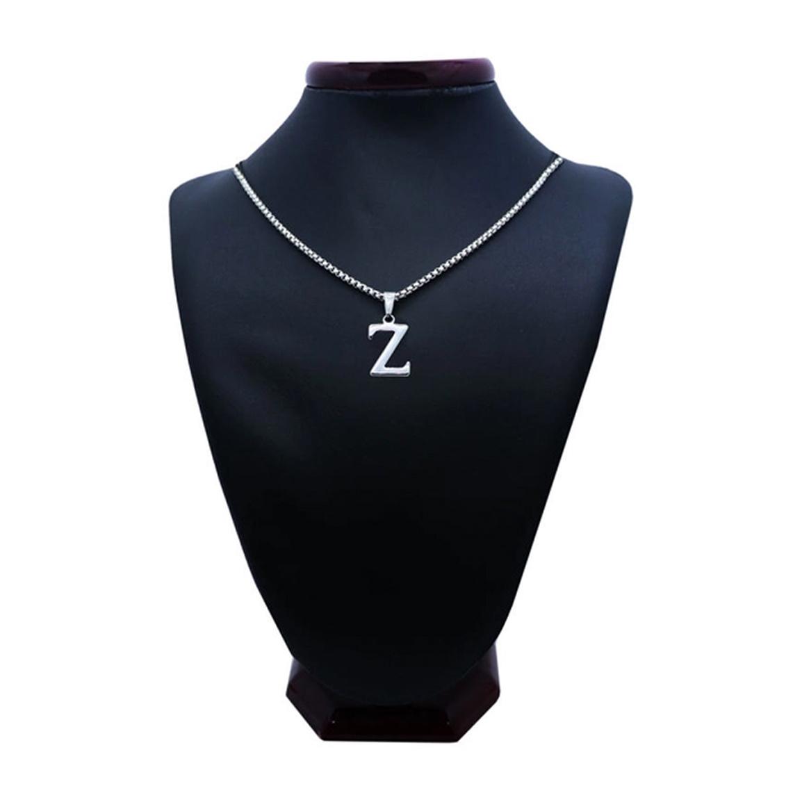 گردنبند مردانه طرح حرف Z کد h024