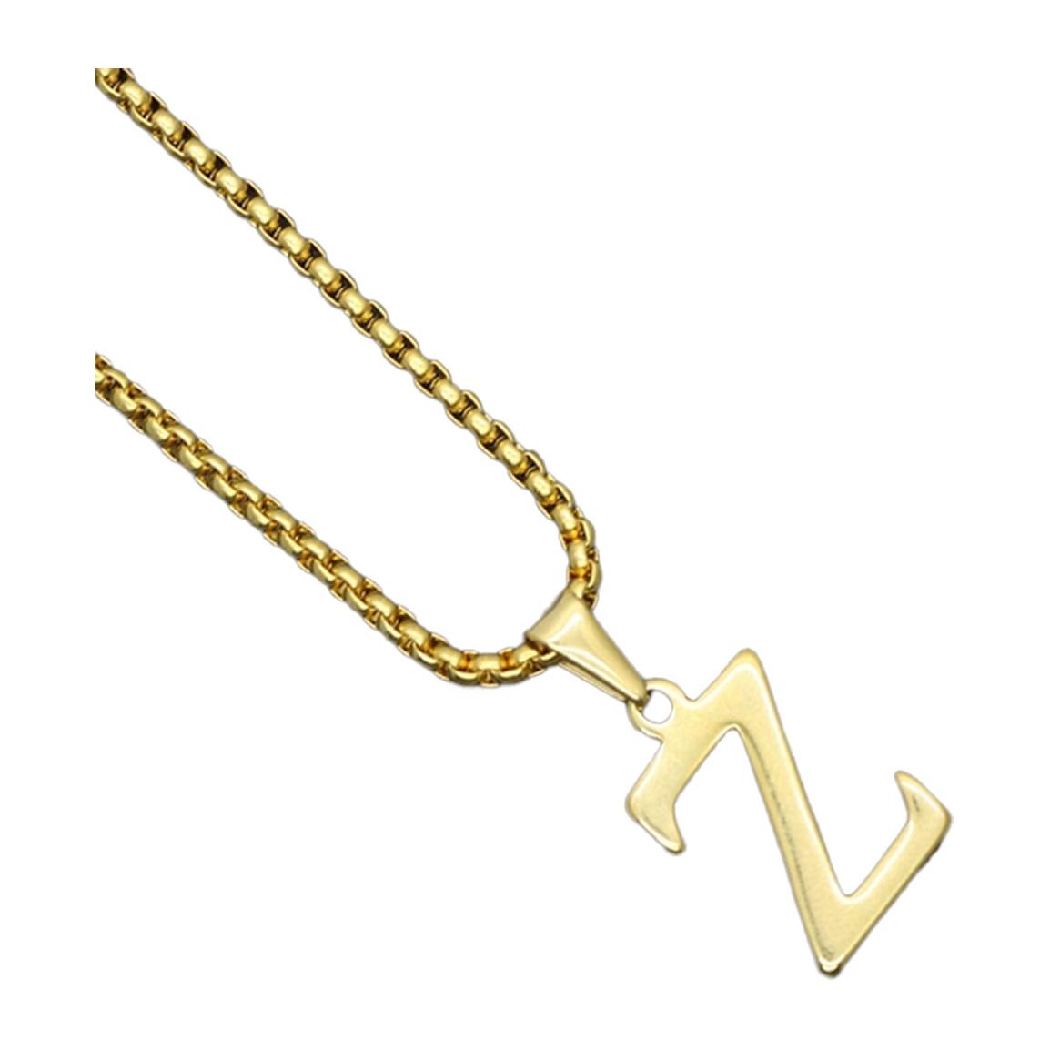 گردنبند مردانه طرح حرف Z کد h025