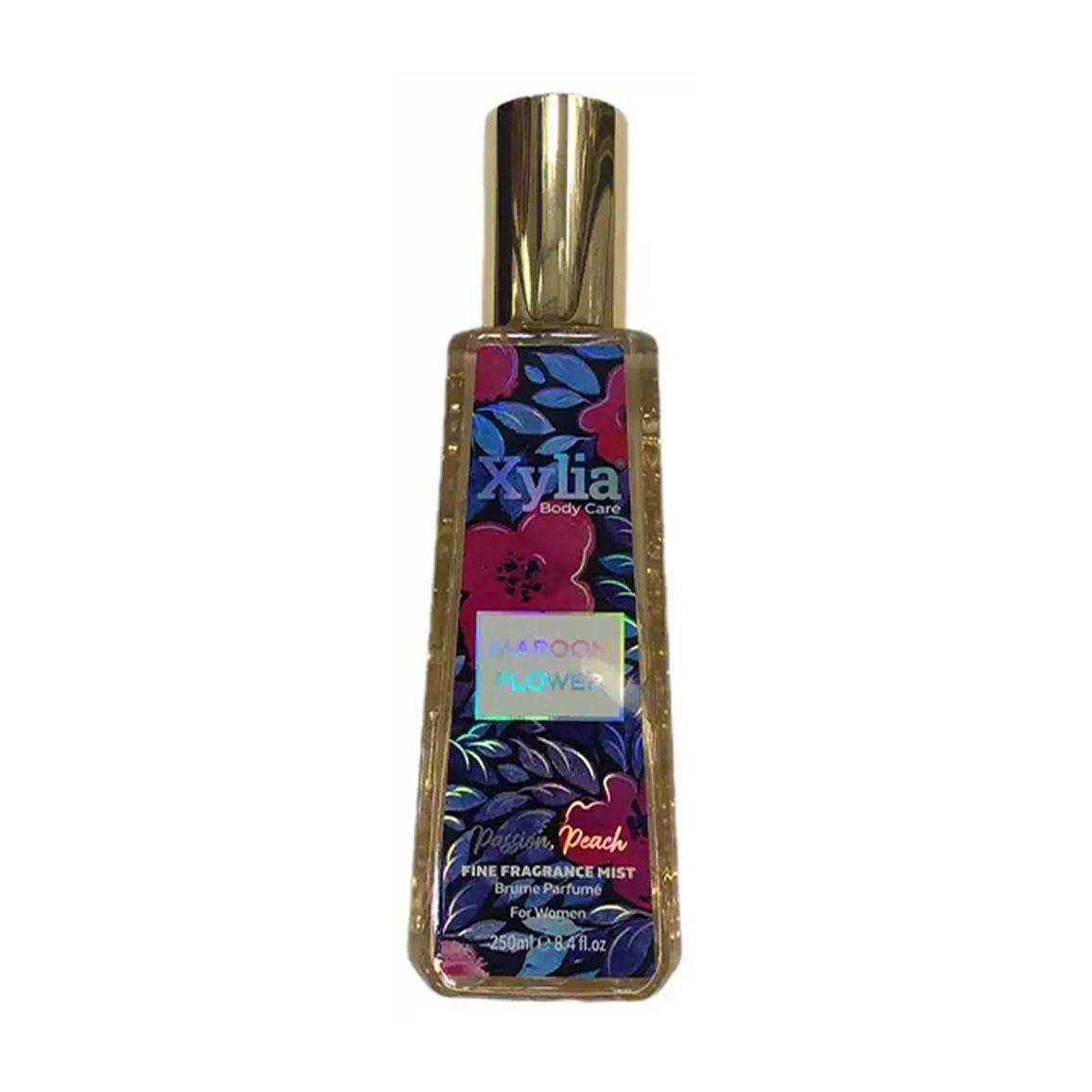 بادی اسپلش زنانه مدل Maroon Flower حجم 250 میلی لیتر