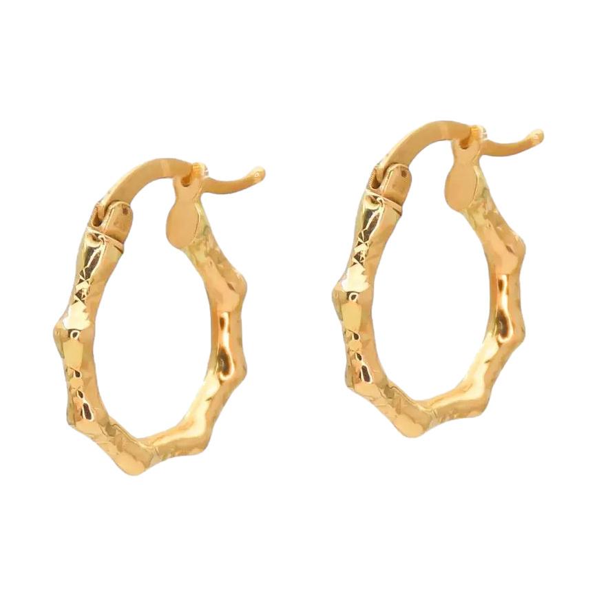 گوشواره طلا 18 عیار مدل اکوا s