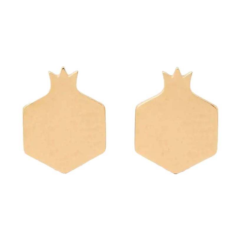 گوشواره طلا 18 عیار مدل انار