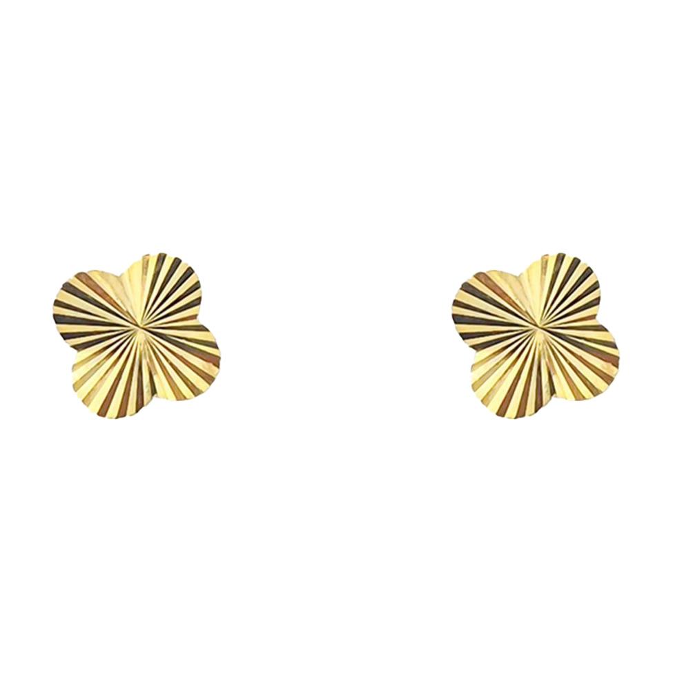 گوشواره طلا 18 عیار مدل ون کلیف3