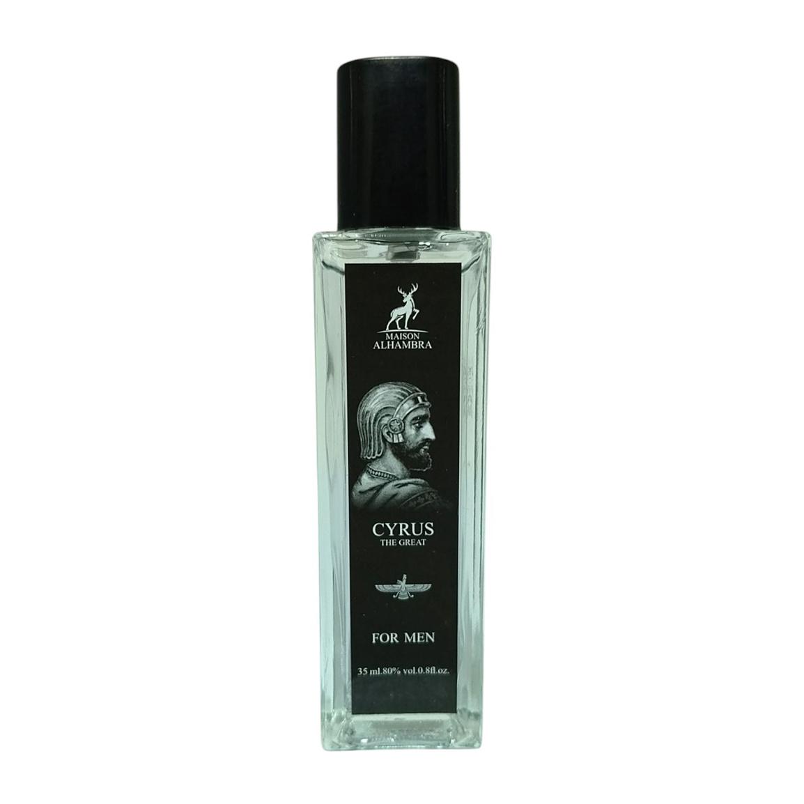 عطر جیبی مردانه مدل Cyrus حجم 35 میلیلیتر