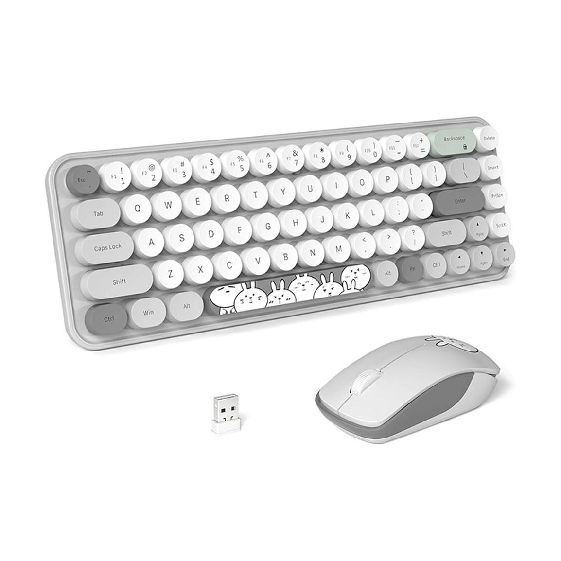 ماوس و کیبورد بی سیم مدل Bean Pro