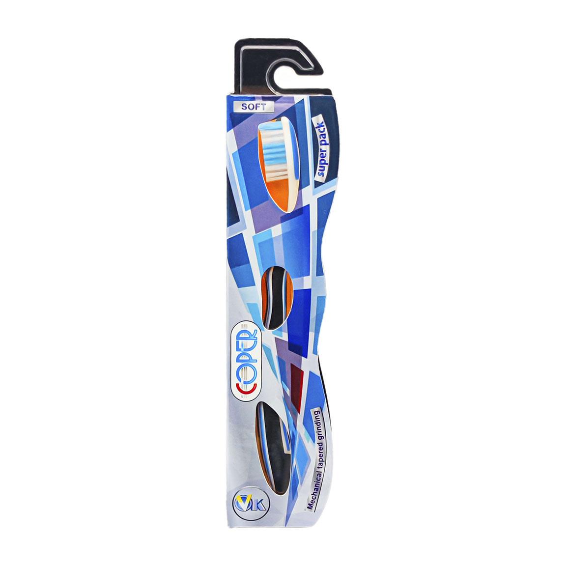 مسواک مدل SUPER PACK کد K-205 با برس نرم