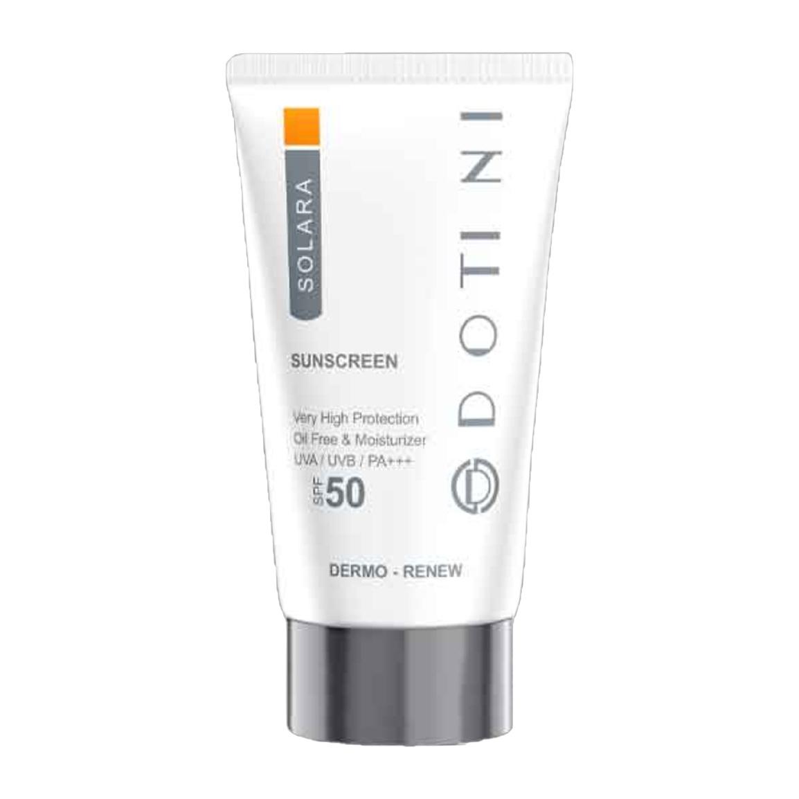 کرم ضدآفتاب بی رنگ فاقد چربی با SPF 50 مناسب پوست چرب حجم 50 میلی لیتر