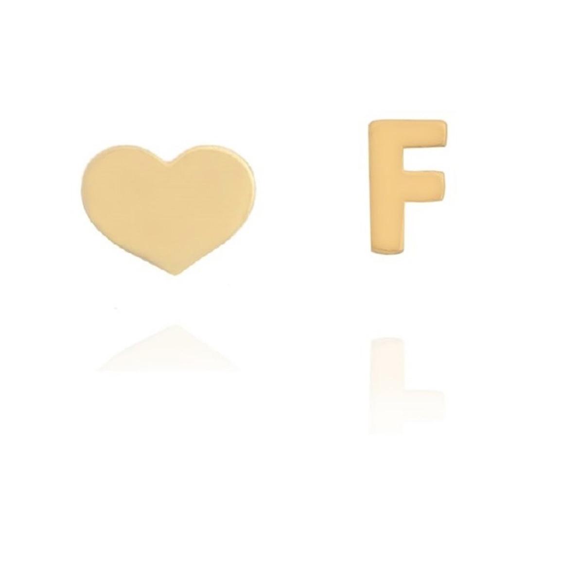 گوشواره طلا 18عیار مدل F