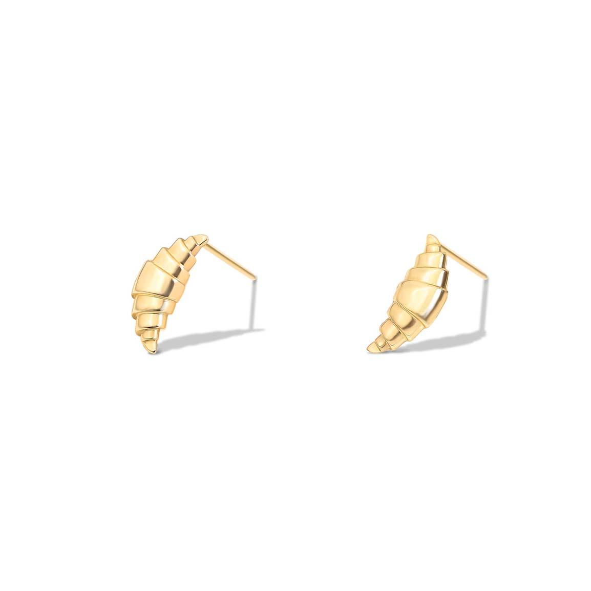 گوشواره طلا 18 عیار مدل کروسان