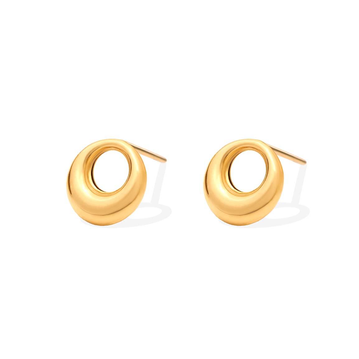 گوشواره طلا 18 عیار مدل انسو چانکی