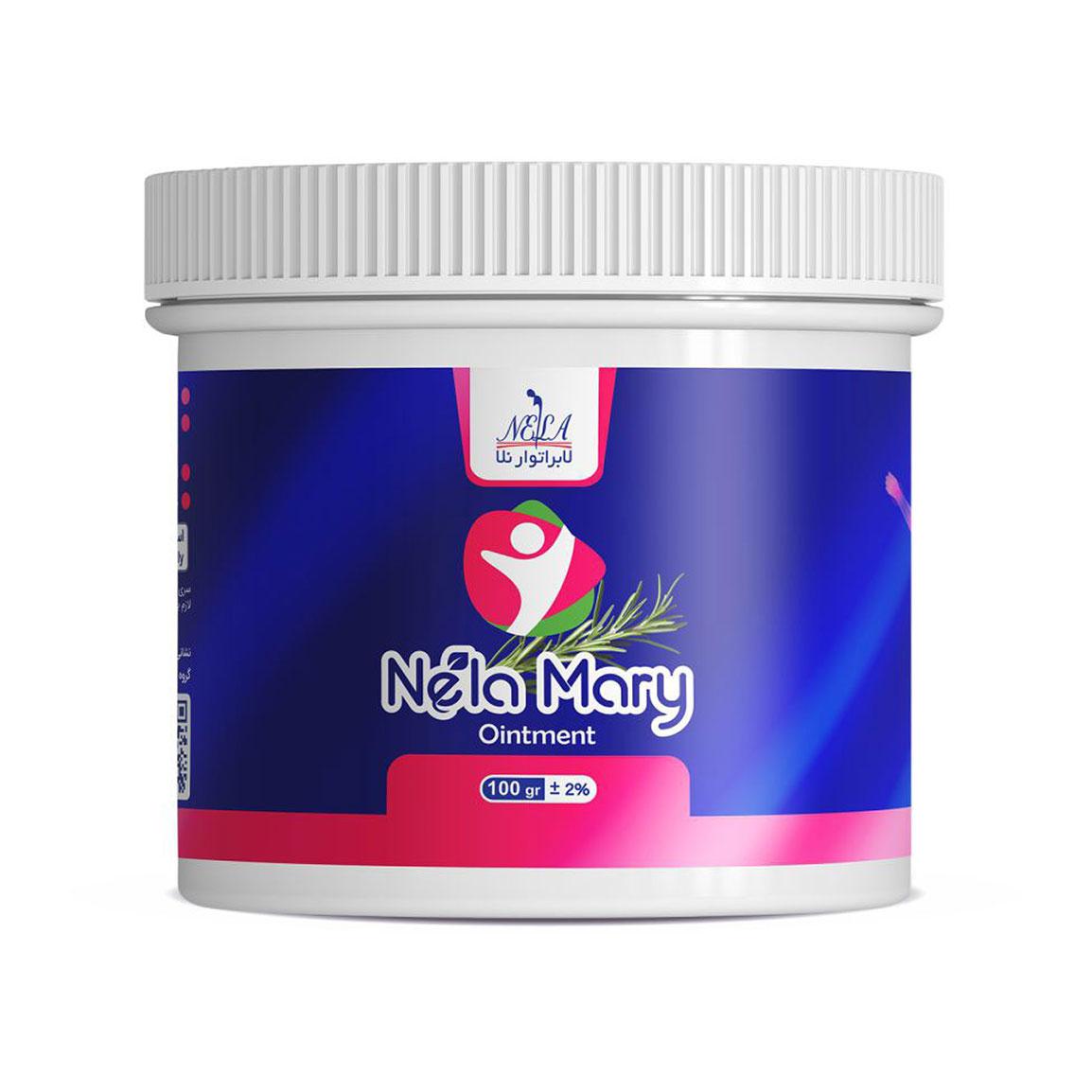 پماد گیاهی تسکین دهنده دردهای عضلانی و مفاصل مدل Nela Mary وزن 100 گرم