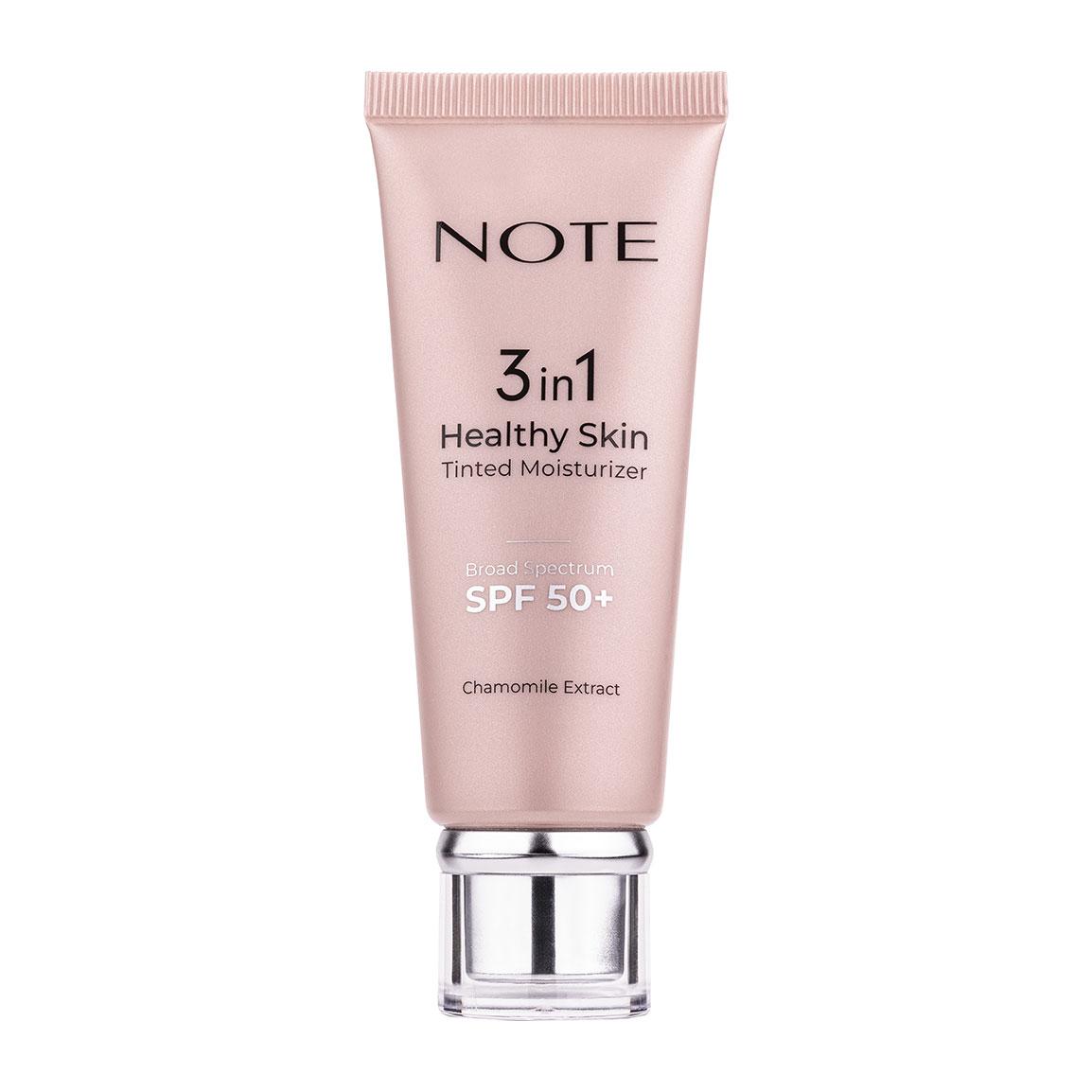 کرم مرطوب کننده رنگی 3 در 1 مدل Healthy Skin با SPF 50 حجم 30 میلی لیتر