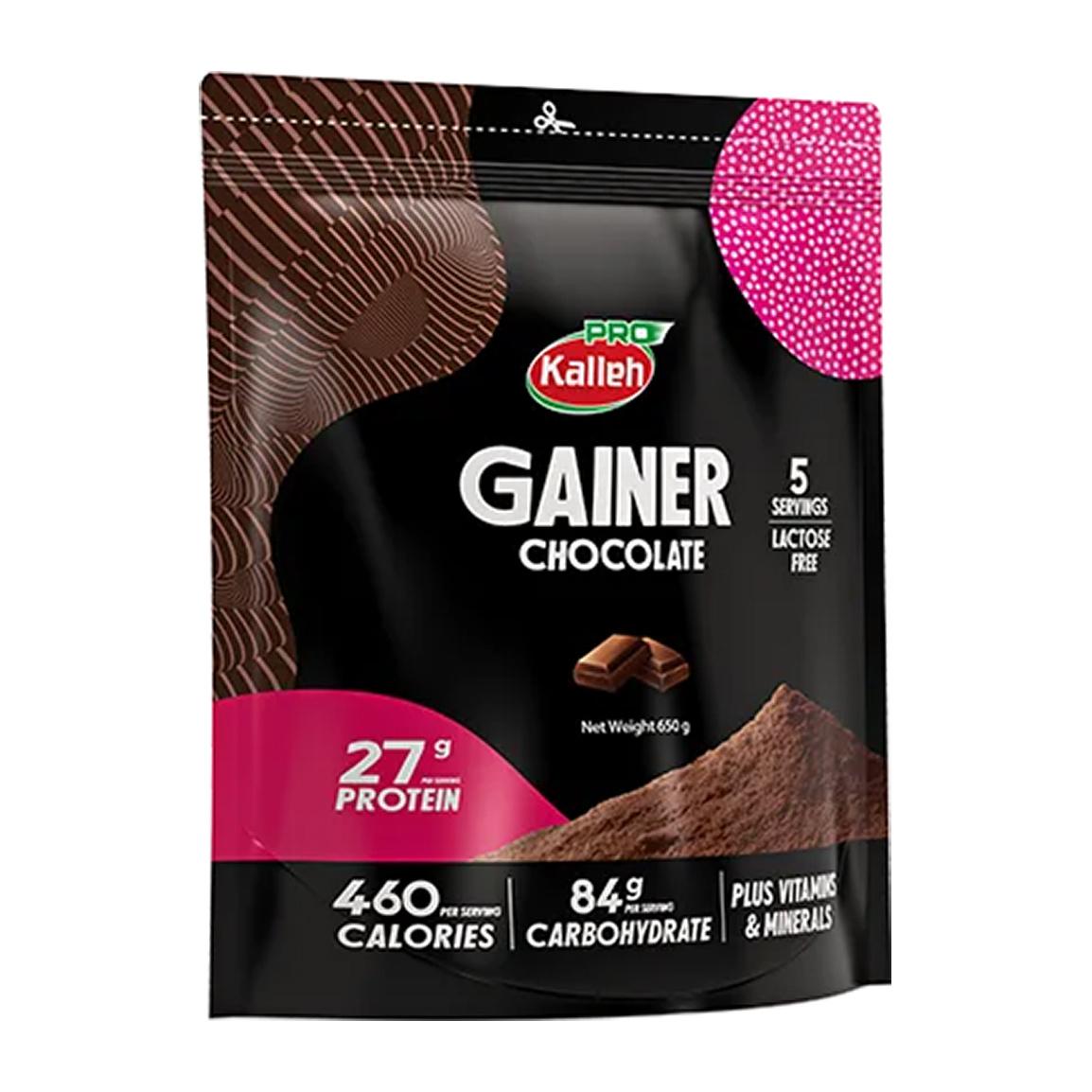 مکمل گینر با طعم شکلات وزن 650 گرم
