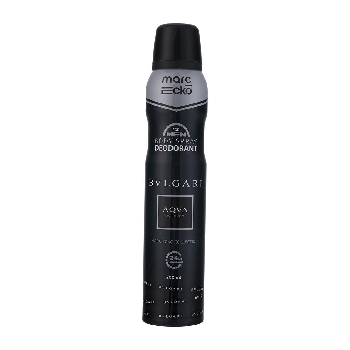 اسپری بدن مردانه مدل Bvlgari Aqva Pour Homme حجم 200 میلی لیتر