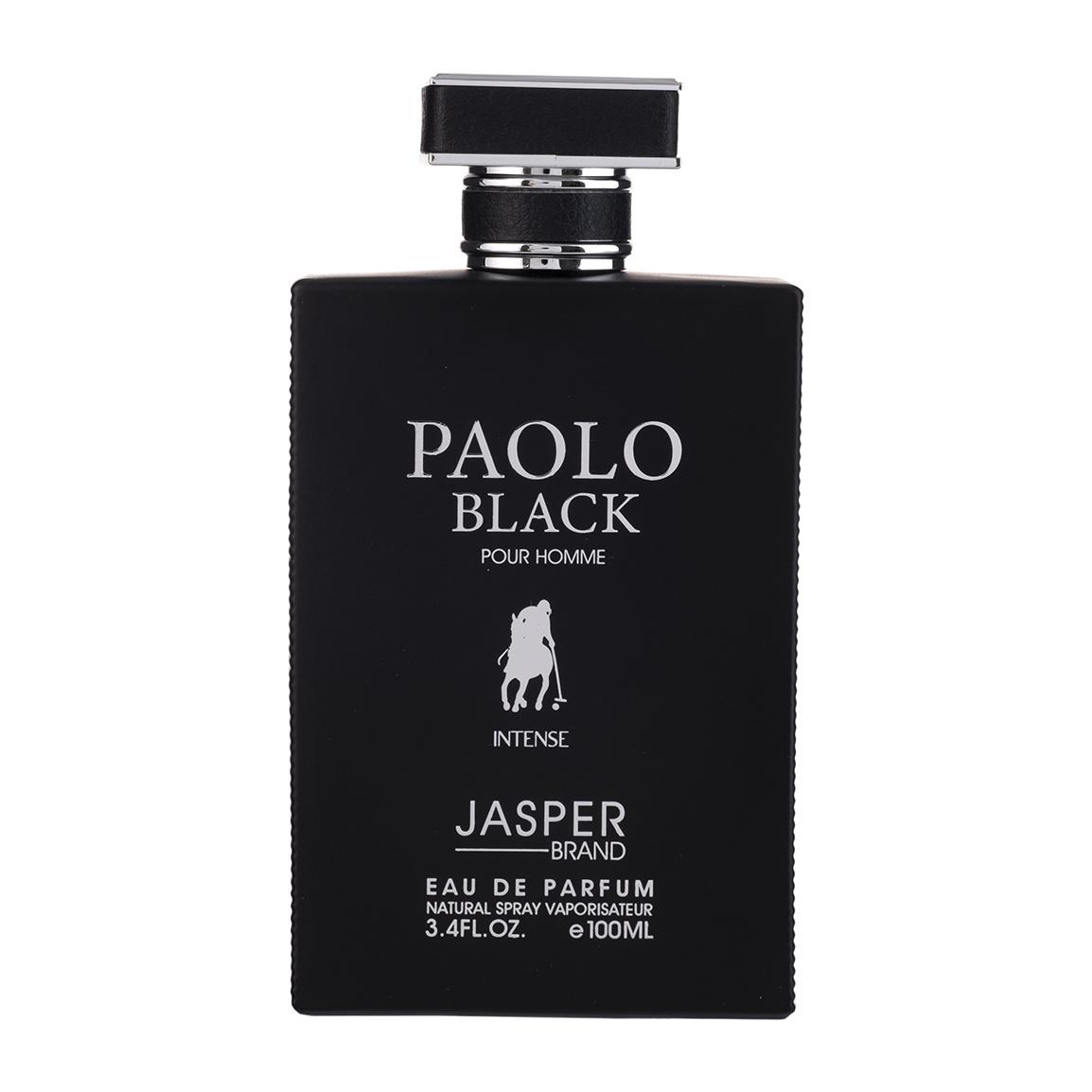 ادو پرفیوم مردانه مدل Paolo Black Intense حجم 100 میلی لیتر