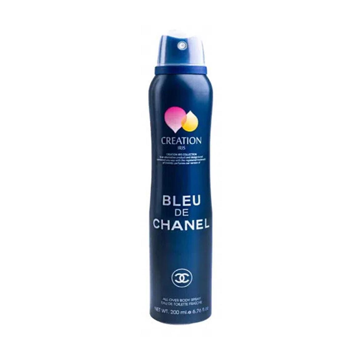 اسپری خوشبو کننده بدن مردانه مدل Bleu De Chanel حجم 200 میلی لیتر