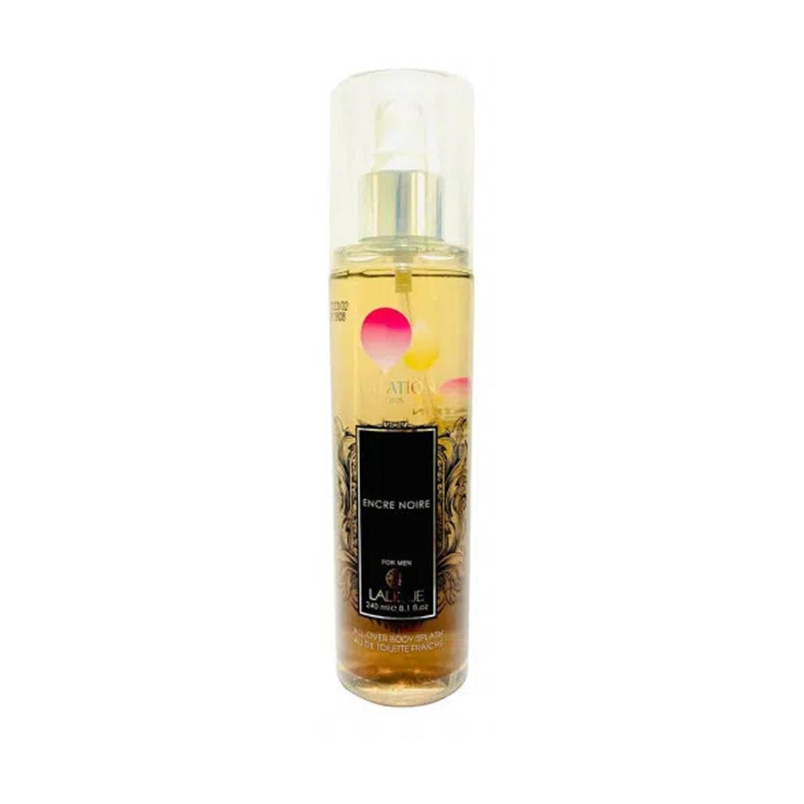 بادی اسپلش مردانه مدل Lalique Encre Noire حجم 240 میلی لیتر