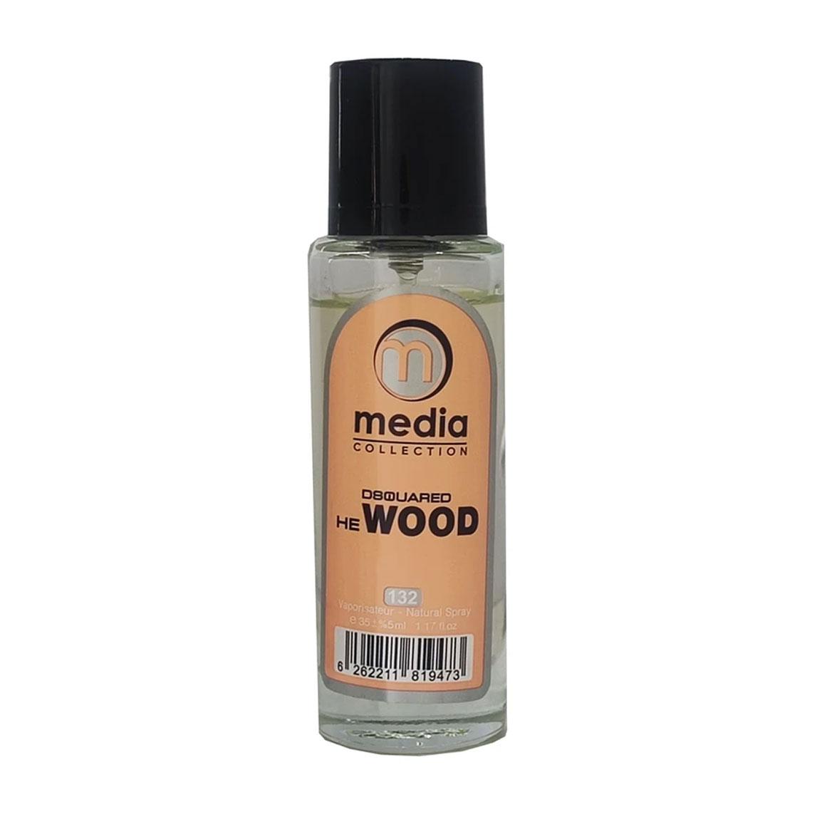 عطر جیبی مردانه مدل He Wood حجم 35 میلی لیتر