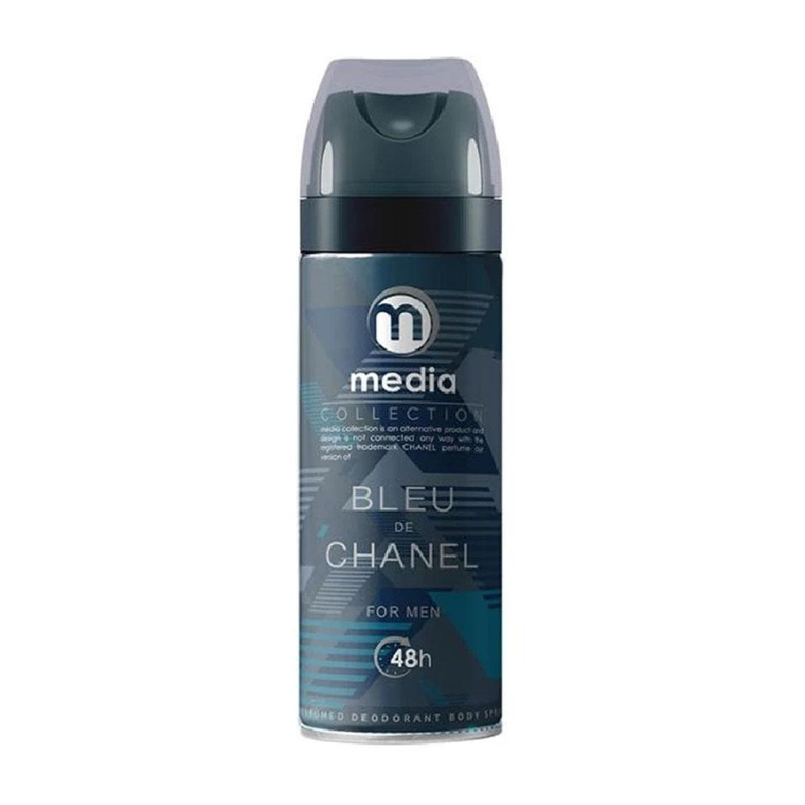 اسپری خوشبو کننده بدن مردانه مدل Bleu De Chanel حجم 200 میلی لیتر