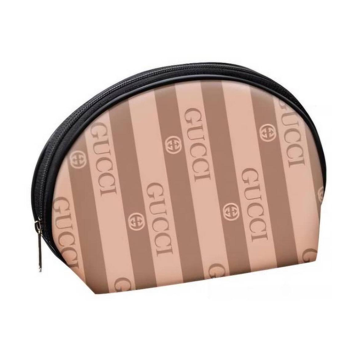 کیف آرایش مسافرتی طرح بیضی مدل CB0078