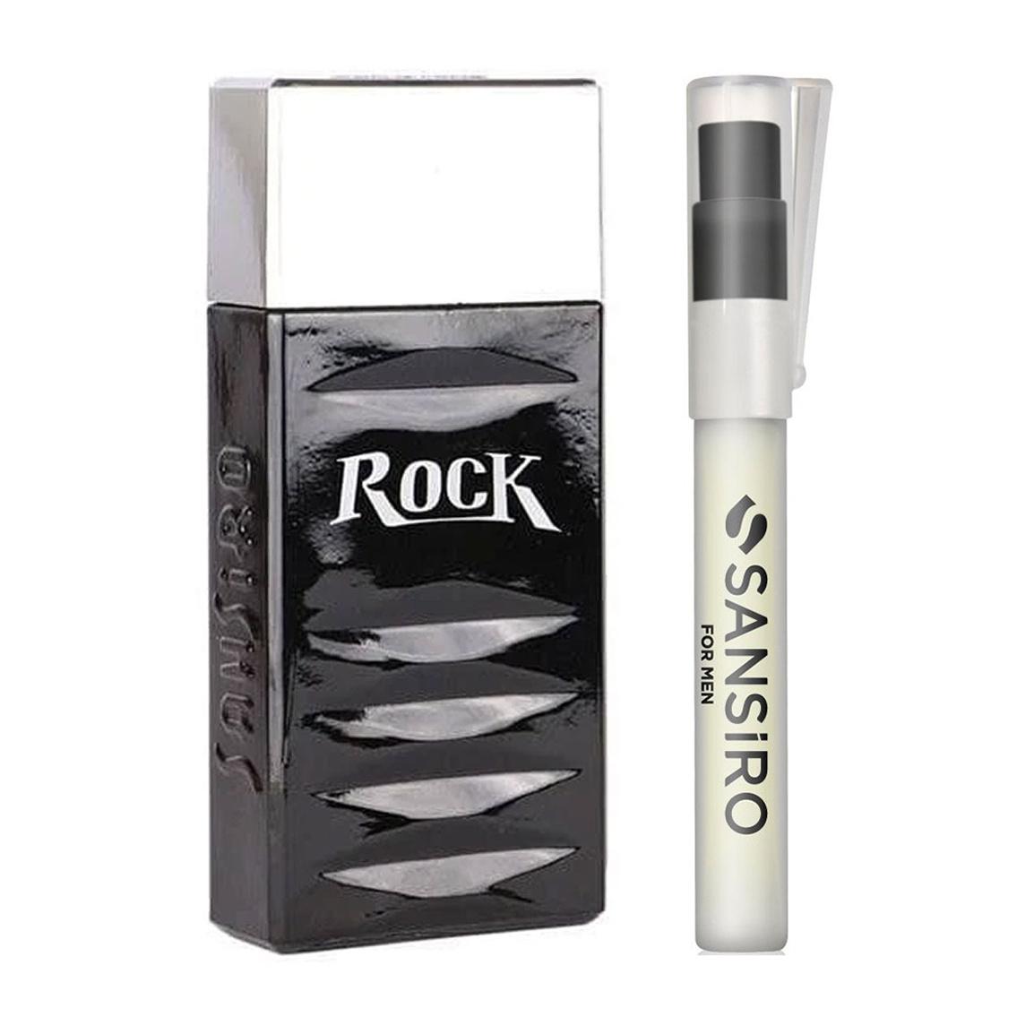 پک دو عددی ادکلن مردانه مدل Rock به همراه ادکلن خودکاری مدل Classic Rochas ROCHAS