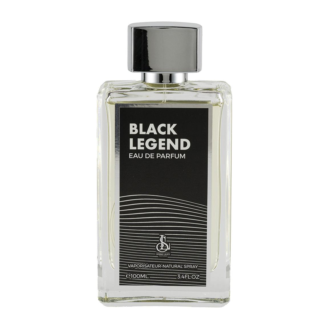 ادو پرفیوم مردانه مدل Black Legend حجم 100 میلی لیتر با پکیج Hard