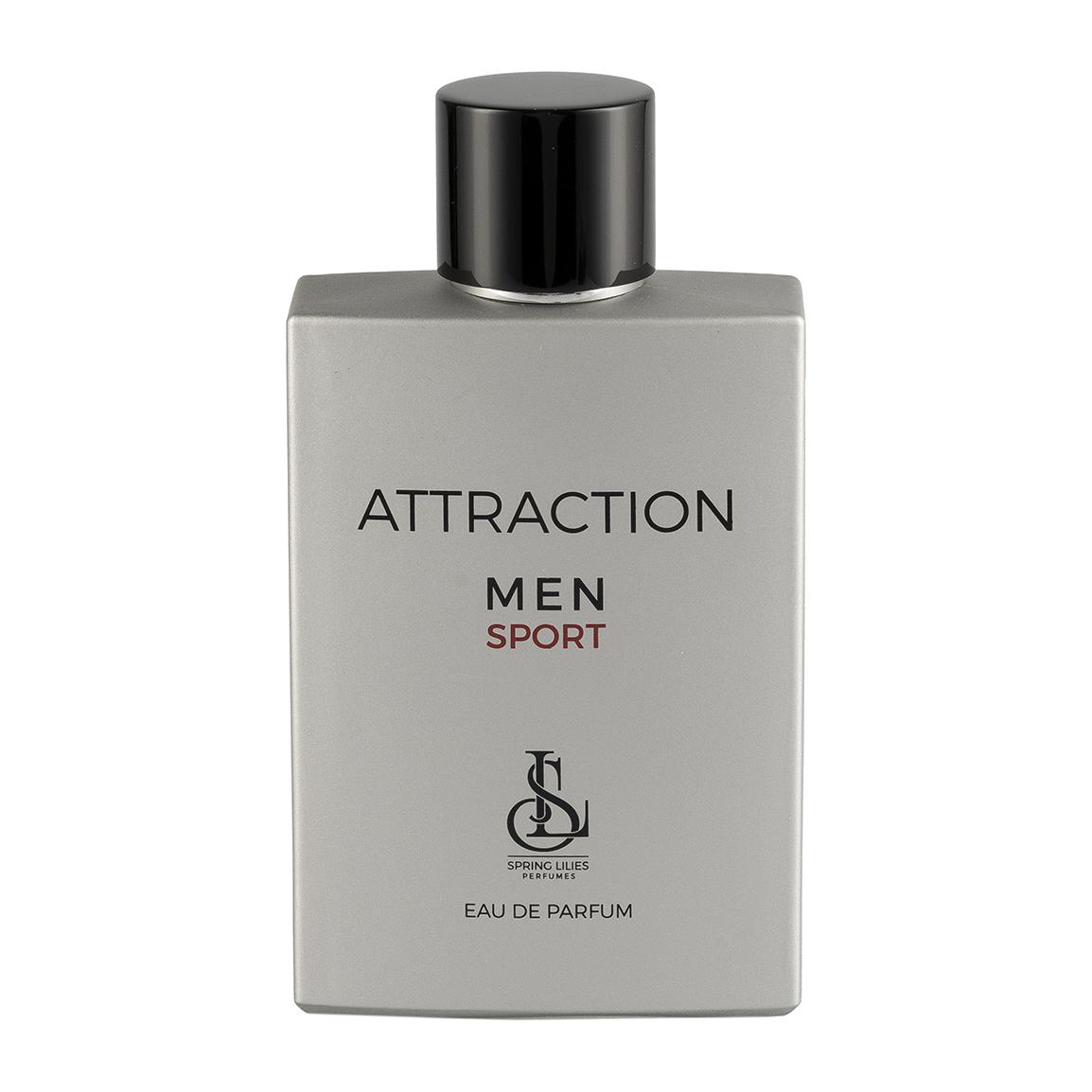 ادو پرفیوم مردانه مدل Attraction Men Sport حجم 100 میلی لیتر با پکیج Soft