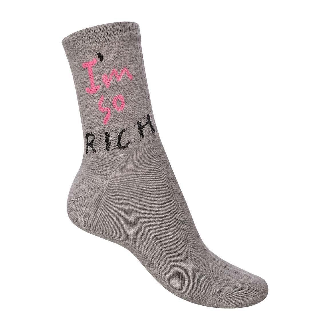 جوراب پنبه ای ساقدار زنانه مدل So Rich