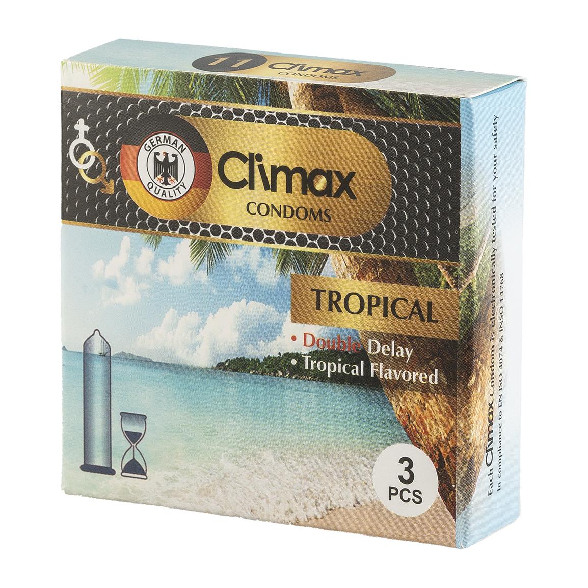 کاندوم مدل TROPICAL بسته 3 عددی