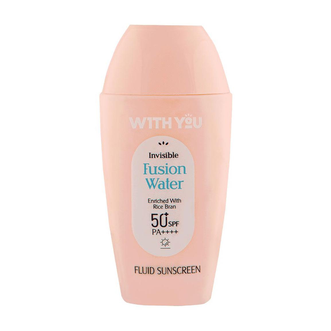 ضدآفتاب فلوئید بی رنگ با SPF 50 حجم 60 میلی لیتر