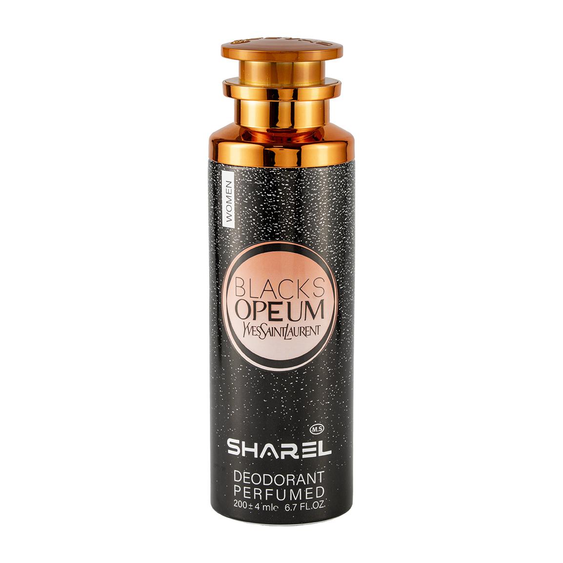 اسپری دئودورانت زنانه مدل Black Opium حجم 200 میلی لیتر