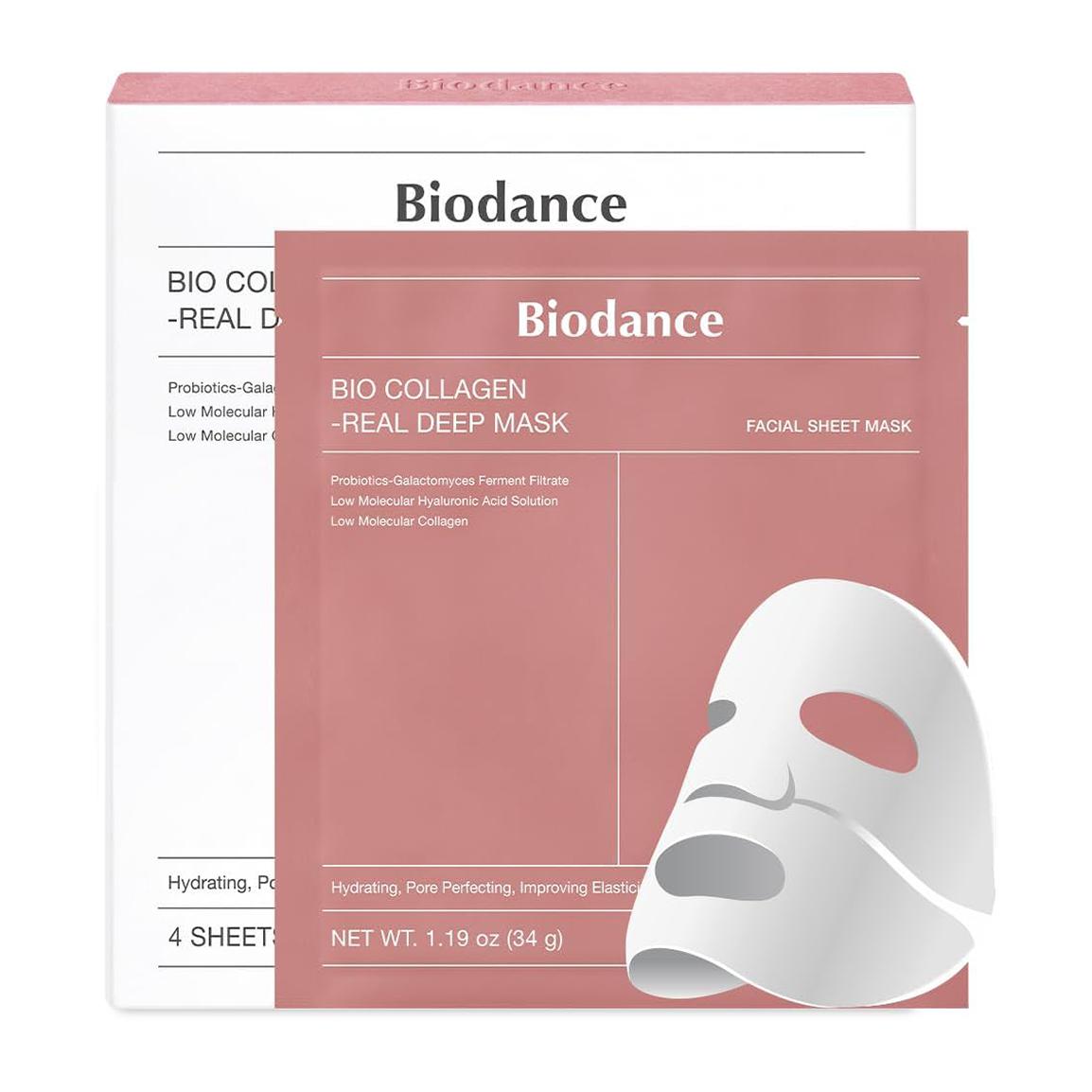 پک 4 عددی ماسک ورقه ای مدل Bio Collagen