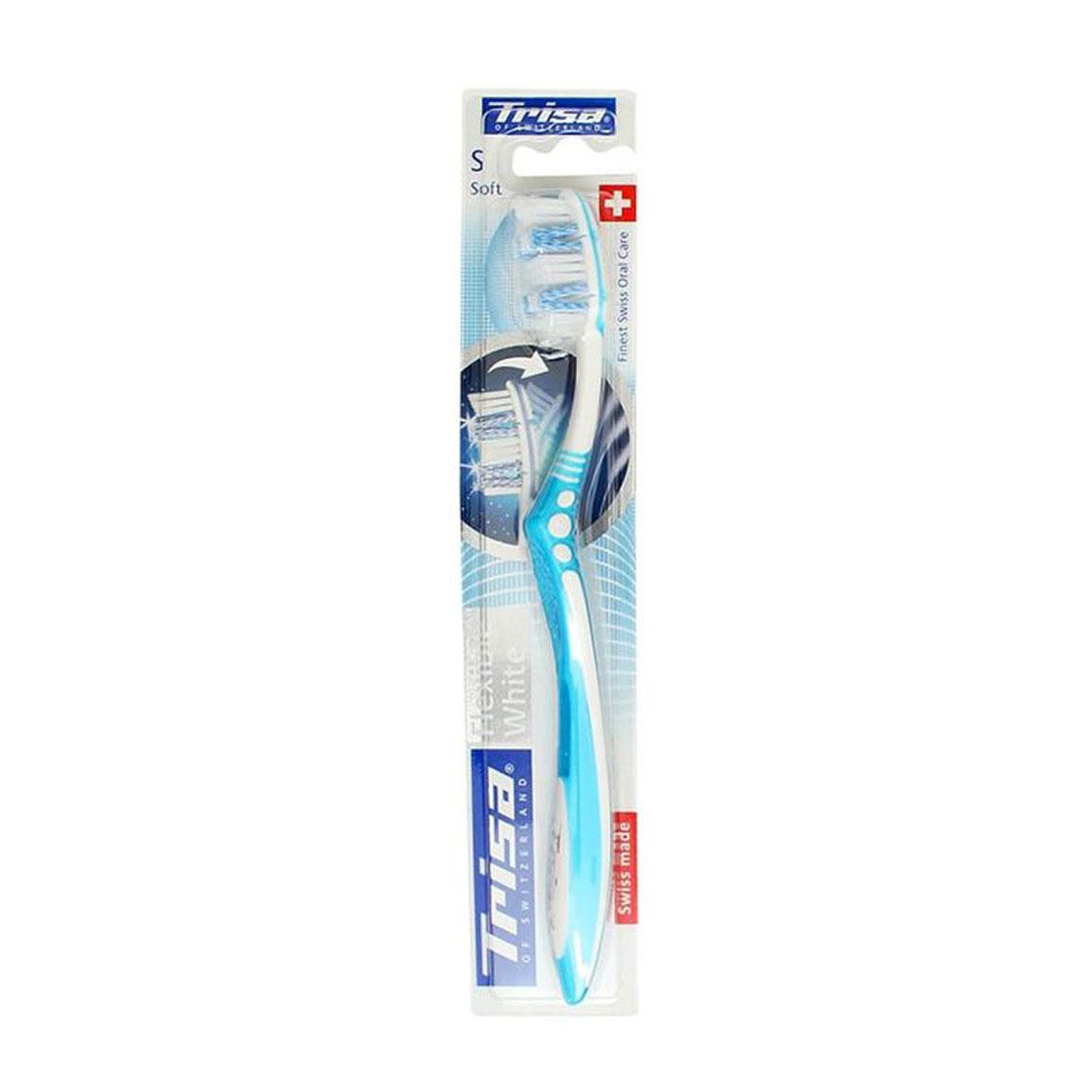 مسواک مدل Flexible White با برس نرم