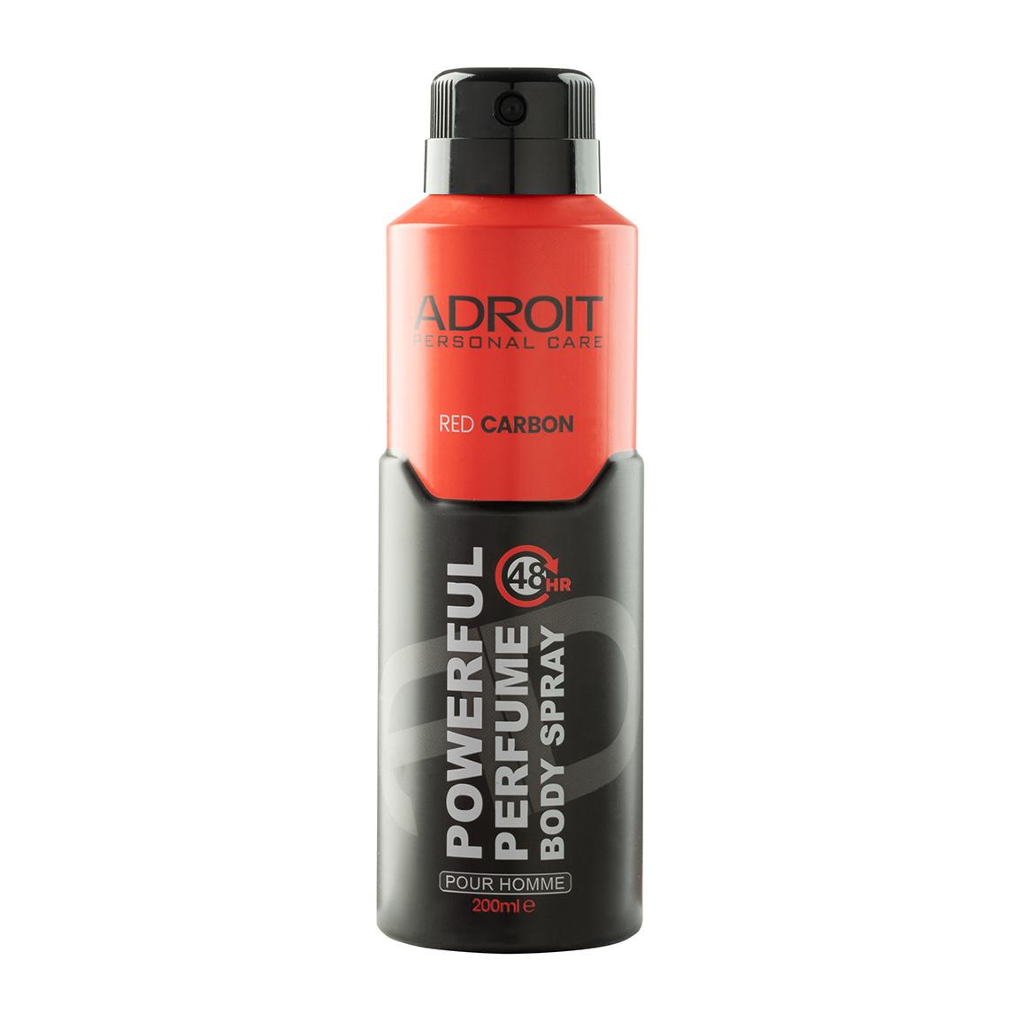 اسپری بدن مردانه مدل Red Carbon حجم 200 میلی لیتر